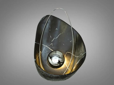 Светодиодное бра Diasha жемчужина 4W черный/хром 1010BK+CH