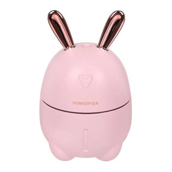 Увлажнитель воздуха с подсветкой кролик UKC Humidifier, розовый