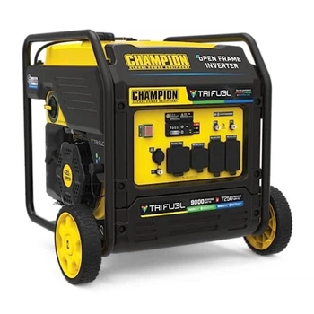 Генератор инверторный гибридный CHAMPION C9000iE Tri Fuel (501176-UA)