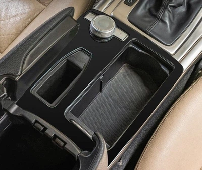 Накладка передньої панелі салону Mercedes W204 чорний глянець