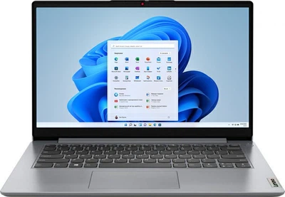 Ноутбук Lenovo IdeaPad 1 14IGL7 14" HD 4/128GB N5030 (82V6001DUS) Cloud Grey (BOX)