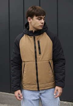 Демісезонна куртка Staff na brown & beige XS (TBN0029)