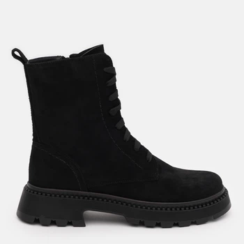 Женские демисезонные берцы замшевые высокие Ashoes 2905/3 38 24.5 см Черные (ROZ6501005191)