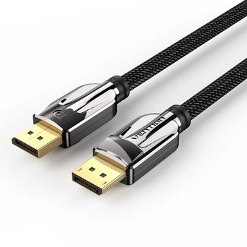 Кабель видео Vention DisplayPort 1.4 8К / 60Hz 4K / 144Hz 3D с нейлоновой оплеткой 3M Black (HCABI)