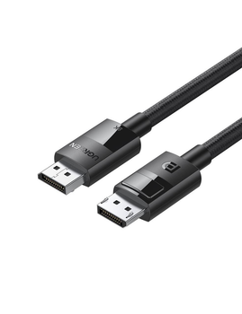 Кабель Displayport 1.4 UGREEN DP114 8k DP-DP 8K 60 Гц 4K 144 Гц и 1080P 240 Гц HD черный в оплетке 2 м (80392)