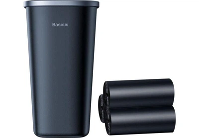 Контейнер бак урна для мусора для авто Baseus Dust-free Vehicle-mounted Trash Can Black (CRLJT-A01)