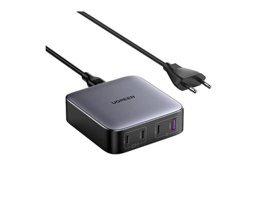 Зарядное устройство настольное Ugreen Nexode 100W 1xUSB-A+3xUSB-C Power Delivery Grey (CD328)
