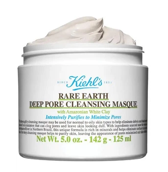 Маска для очищения пор с амазонской белой глиной Kiehl's Rare Earth Pore Cleansing Masque 125 мл (0294)