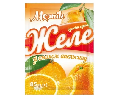 Желе со вкусом апельсина Monik 85 г
