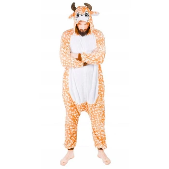 Піжама кігурумі My Kigu чоловіча Олень Коричневий розмір L 165-175 см (21040411)