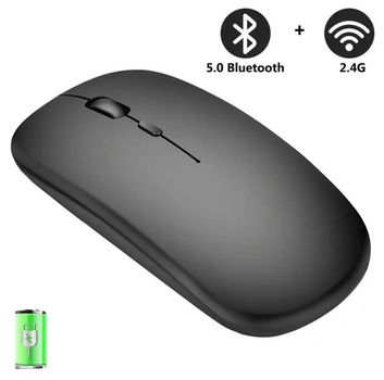 Бездротова комп'ютерна bluetooth миша Wireless Mouse на акумуляторі чорна
