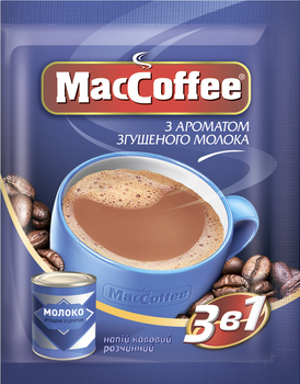 Кофейный напиток MacCoffee 3в1 сгущенка 20шт * 18 г (8887290145305)