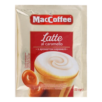 Кофейный напиток MacCoffee Лате 3в1 20шт*22г (8887290146227)
