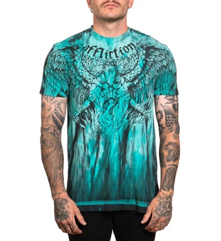 Футболка Affliction Ascending Arctic Teal (A25709-S)
