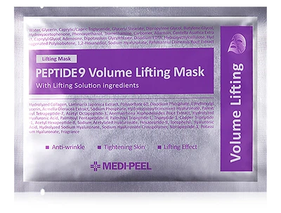 Лифтинг-маска для лица с пептидами MEDI-PEEL Peptide 9 Volume Lifting Mask (8809941821536)