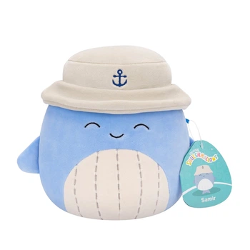 М'яка іграшка Squishmallows Синій Кит Самір у Панамі 19 cм