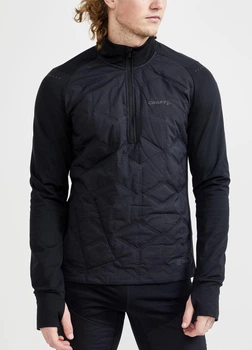 Спортивная кофта для бега мужская зимняя CRAFT ADV SubZ Sweater Warm 1911329-999000 Black M