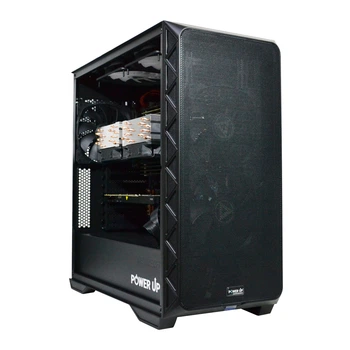 Двопроцесорна робоча станція PowerUp #592 Xeon E5 2680 v4 x2 / 32 GB / SSD 512GB / NVIDIA Quadro P4000 8GB багатопроцесорна обчислювальна система для розробки
