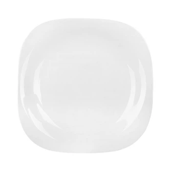 Квадратная белая тарелка из стеклокерамики Luminarc Carine White 190 мм (L4454)