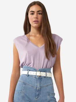 Футболка женская Stradivarius 6595472604a S Лиловая (KC1000000038382)