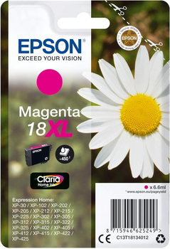 Tusz do drukarek Epson T181340 18 XL 6.6 ml Magenta (C13T18134022)