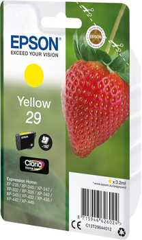 Картридж Epson T29 3.2 мл Yellow (C13T29844022)