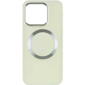 Чехол TPU Bonbon Metal Style с MagSafe для Xiaomi Redmi Note 13 4G Белый / White