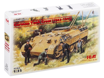Сборная модель ICM Немецкий танковый экипаж 1943-1945г. 35211