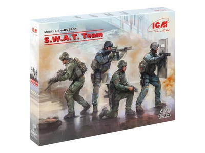 Сборная модель ICM Команда S.W.A.T. 4 Фигуры DS 2401