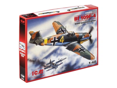 Збірна модель ICM Месершмит Bf 109F-4, німецький винищувач 2 Світової війни 48103