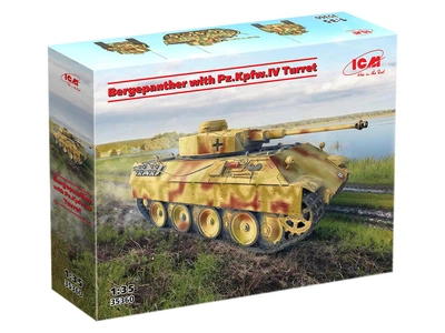 Збірна модель ICM Bergepanther з баштою Pz Kpfw IV 35360