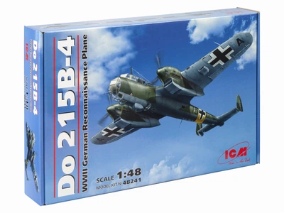 Сборная модель ICM Do 215 B-4, Немецкий самолет-разведчик 2 Мировой войны 48241