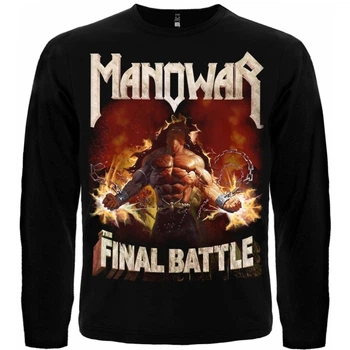 Футболка з довгим рукавом Manowar "Final Battle" (world tour), Розмір S