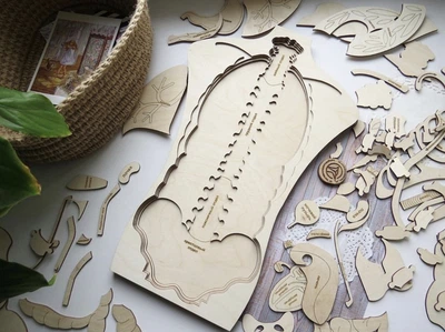 Развивающий деревянный пазл-сортер Анатомия человека 5 слоев 74х47 см (Х-233)