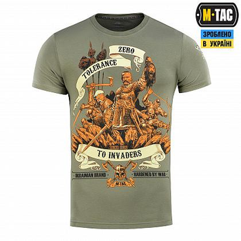 Футболка M-Tac Zero Tolerance Light Olive Розмір 2XL