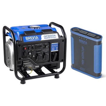 Комплект генератор инверторный Brevia 3,2 кВт (ном 3,0 кВт) + повербанк (Power Bank) Brevia ePower 48Ah