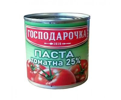 Томатная паста 25% ж/б TM Господарочка 420 g