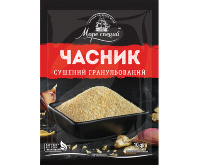 Чеснок сушеный гранулированный TM Море Спецій 10 g