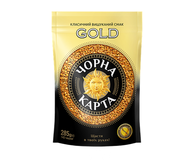Кофе растворимый Gold Черная Карта 285 g