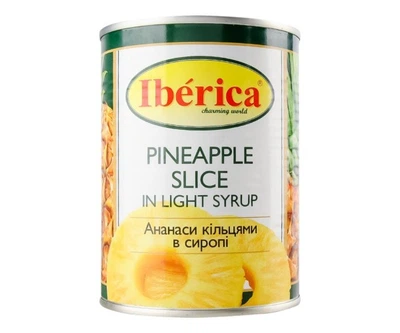 Ананасы кольцами в сиропе TM Iberica 565 g
