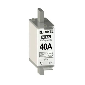 Плавка вставка предохранителя NT00С 40А TAKEL