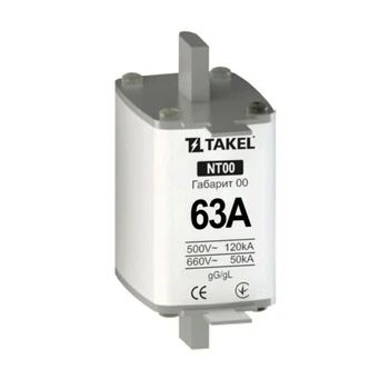 Плавка предохранителя NT00 63А TAKEL
