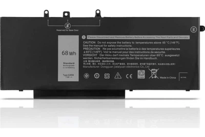 Батарея GJKNX для ноутбука DELL Latitude 5280 5480 5490 5580 5590 (7.6V 68 Wh) Replacement