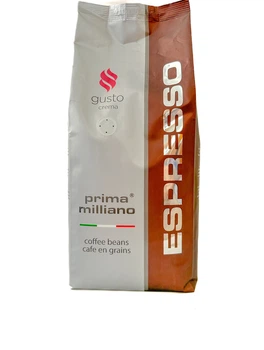 Кофе в зернах зерновой кофе Prima Espresso Milliano Gusto Crema 1кг (70/30)