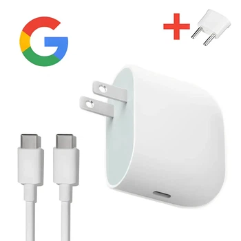 Зарядний пристрій Google 45W USB Type-C (US) (кабель 1м.) (Refurbished)