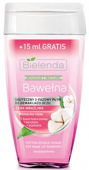 Двофазна рідина Bielenda для демакіяжу очей "Бавовна" Bouquet Nature 140 мл