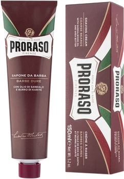 Питательный крем для бритья Proraso для жесткой щетины с Маслом Ши и сандаловым Маслом 150 мл (8004395001095)