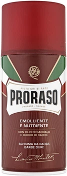 Питательная пена для бритья Proraso для жесткой щетины 300 мл (8004395001897)