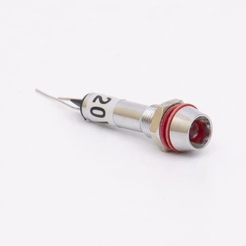 Світлодіодна індикація AD22C-6 220v AC