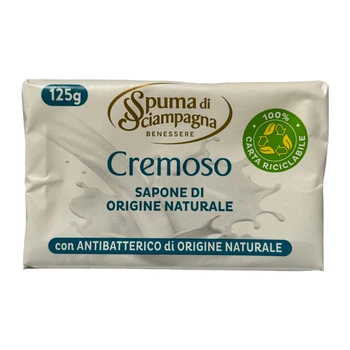Милo Spuma di Sciampagna тверде натуральне вершкове sapone di origini naturale cremoso 125 г
